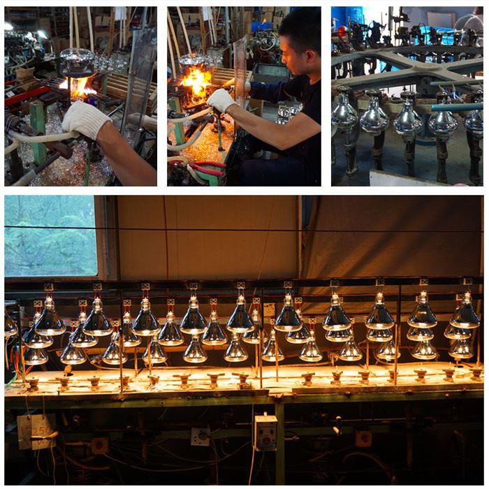 production line for infrared heat therapy lamp